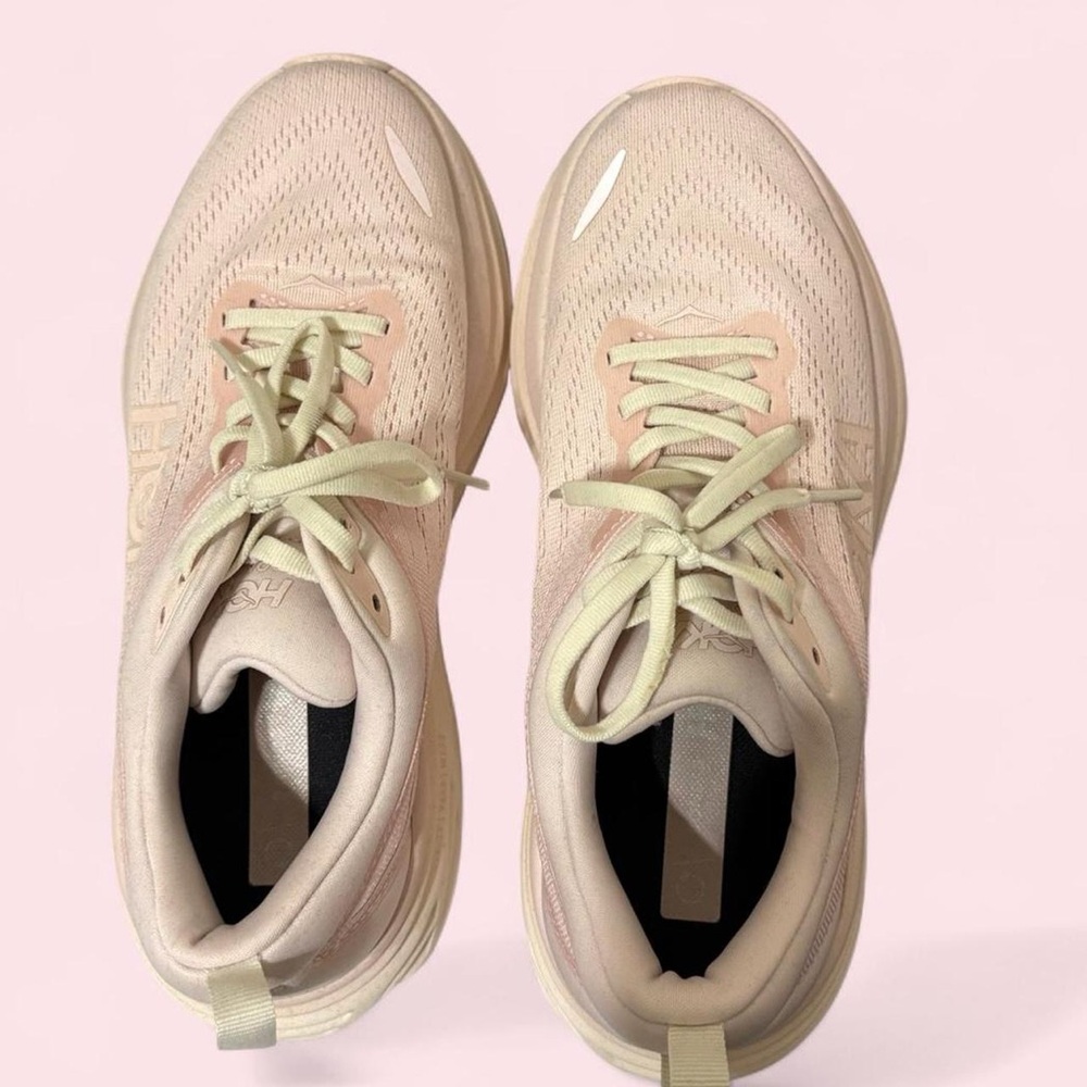 Hoka limited edition Free People Pink Bondi 8 sneakers
